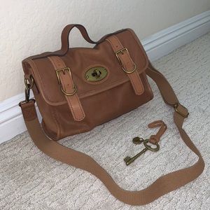FOSSIL Leather Crossbody/Satchel Purse